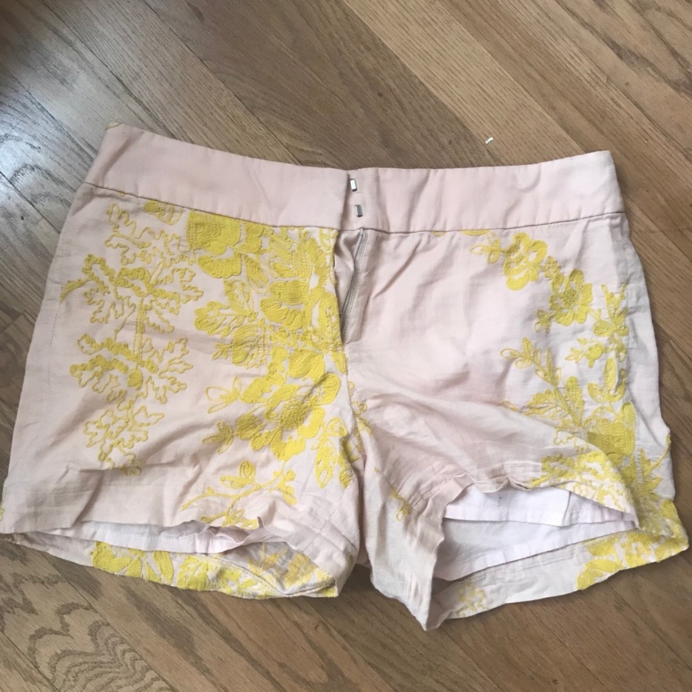 J.Crew embroidered shorts